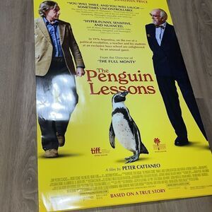 The Penguin Lessons Comedy Theatre Movie poster Jonathan Pryce Steve Coogan